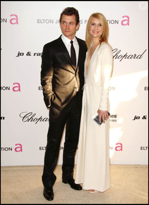 Hugh Dancy et Claire Danes à la 19ème édition de la Elton John AIDS Foundation organisé à Los Angeles, le 27 février 2011.