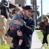 Joel Madden et sa fille Harlow  vont à une fête d'enfants de stars (26 février 2011 à L.A)