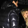 Gerard Piqué et Shakira à l'aéroport de Berlin le 23 février 2011