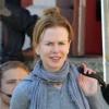 Nicole Kidman arrive sur le tournage de son nouveau film Hemingway and Gellhorn à San Francisco le 1er mars 2011