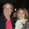 Maxime Le Forestier et sa femme lors de l'avant-première du film Pina au théâtre de la Ville à Paris le 2 mars 2011