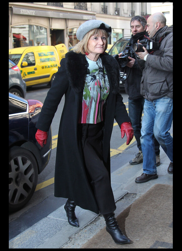 La mère d'Orlando Bloom, Sonia Bloom à Paris, le 3 mars 2011.