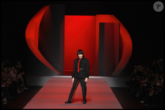 John Galliano lors du défilé Dior en janvier 2011
