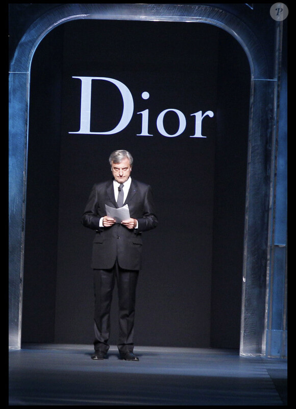 Sidney Toledano lors du défilé Dior le 4 mars 2011 