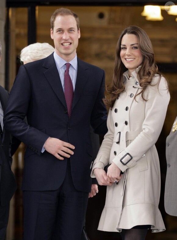 Kate Middleton et le prince William en mars 2011 à Londres