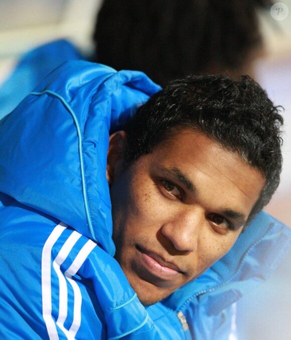 L'attaquant brésilien de l'OM Brandao pendant des matchs au Vélodrome de Marseille