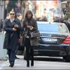 Naomi Campbell en goguette dans les rues de Paris avec son compagnon Vladimir Doronin, le 7 mars 2011