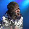 Justin Bieber se produit sur la scène de l'ECHO Arena de Liverpool, vendredi 11 mars 2011.