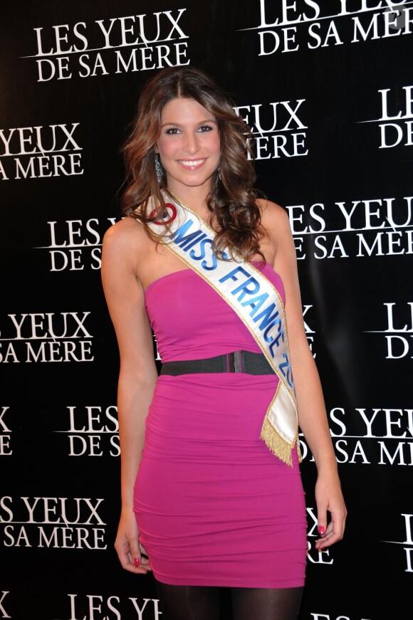 Première du film Les Yeux de sa mère. Miss France 2011 Laury Thilleman 