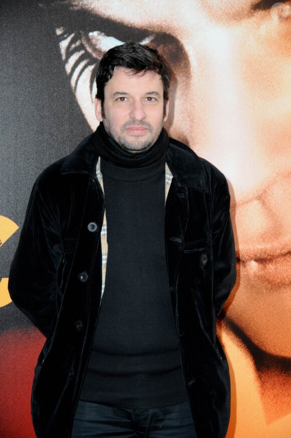 Eric Caravaca à l'occasion du vernissage de l'exposition Stanley Kubrick, qui se tient à la Cinémathèque Française (du 23 mars au 31 juillet 2011), à Paris, le 22 mars 2011.