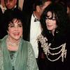 Elizabeth Taylor et Michael Jackson en février 1997