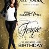 Fergie, avec deux jours d'avance, célébrait le 25 mars 2011 son 36e  anniversaire au club The Bank au coeur du Bellagio, à Las Vegas.