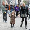 Gwen Stefani, son mari Gavin Rossdale et leurs fils Kingston et Zuma, en virée à Los Angeles le 26 mars 2011
