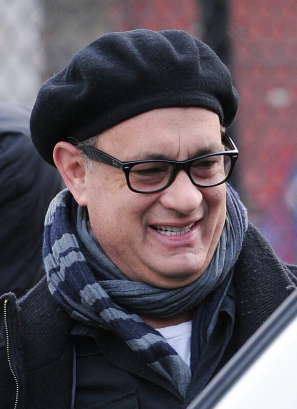 Tom Hanks à New-York le 27 mars 2011 durant le tournage de Extremely loud and incredibly close