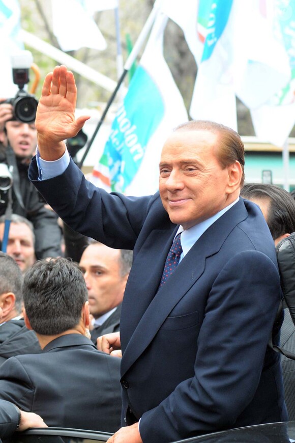 Silvio Berlusconi, à Milan, le 28 mars 2011