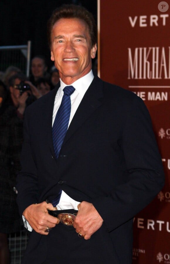 Arnold Schwarzenegger au 80e anniversaire de Mikhaïl Gorbatchev, à Londres. 30 mars 2011