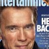 Arnold Schwarzenegger en couverture de l'hebdomadaire américain Entertainment