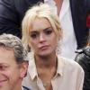 Lindsay Lohan assiste à un match de NBA au Madison Square Garden à New York le 17 mars 2011