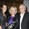 Mélanie Doutey, et ses parents Alain et Arielle, à la remise des prix  Patrick-Dewaere et Romy Schneider, au Bon Marché, le 4 avril 2011, à  Paris.
