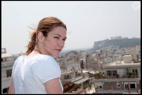 Marie-Josée Croze à l'occasion du Festival du Film Francophone en Grèce pour la présentation de Un balson sur la mer, à Athènes, le 6 avril 2011.
