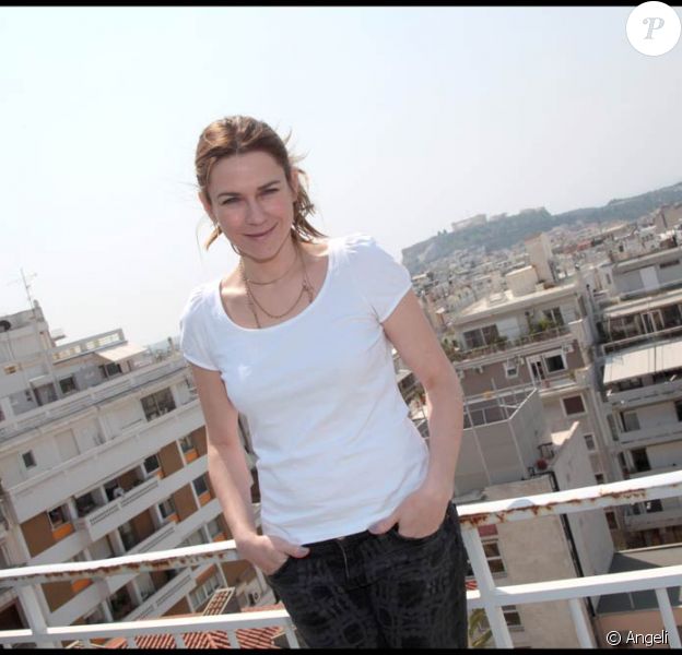 Marie-Josée Croze à l'occasion du Festival du Film Francophone en Grèce pour la présentation de Un balson sur la mer, à Athènes, le 6 avril 2011.