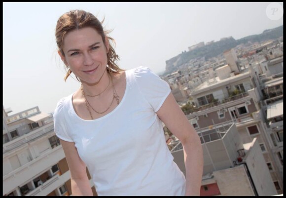Marie-Josée Croze à l'occasion du Festival du Film Francophone en Grèce pour la présentation de Un balson sur la mer, à Athènes, le 6 avril 2011.