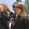 Kate Moss à Paris sur le shooting d'une publicité top secrète... Le 8 avril 2011