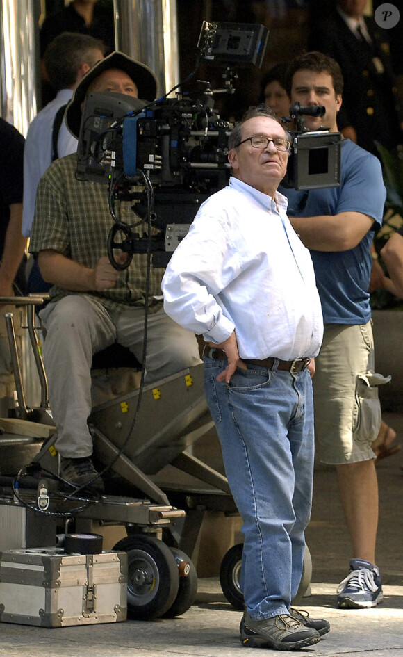 Sidney Lumet à New York en plein tournage le 14 juillet 2006