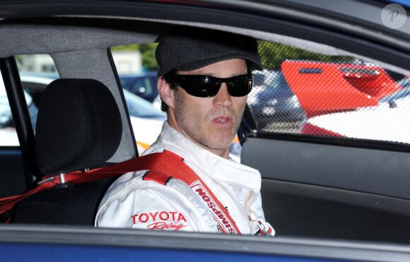 Stephen Moyer, le 5 avril 2011, durant la conférence de presse du Toyota Pro/Celebrity Race.