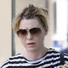Ellen Pompeo, le 16 avril dernier dans les rues de Los Angeles. Pour une fois, l'actrice de Grey's Anatomy, prenait soin d'elle et n'était pas avec sa fille Stella !