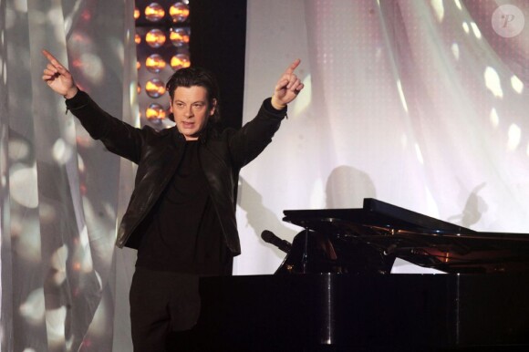 Benjamin Biolay lors des Victoires de la musique 2011, le 1er mars dernier