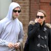 Natalie Portman et son fiancé Benjamin Millepied à New York le 15 avril 2011