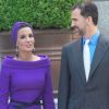 La ravissante Mozah Bint Nasser est en compagnie du prince Felipe d'Espagne. Madrid, 25 avril 2011