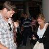 Kristin Cavallari et son fiancé Jay Cutler arrivent à Los Angeles après leur escapade au Mexique, le 26 avril 2011