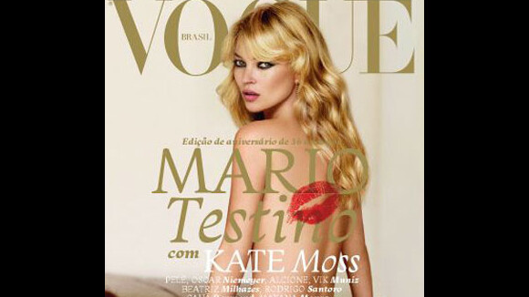 Kate Moss, nue et divine, fait grimper la température au Brésil !