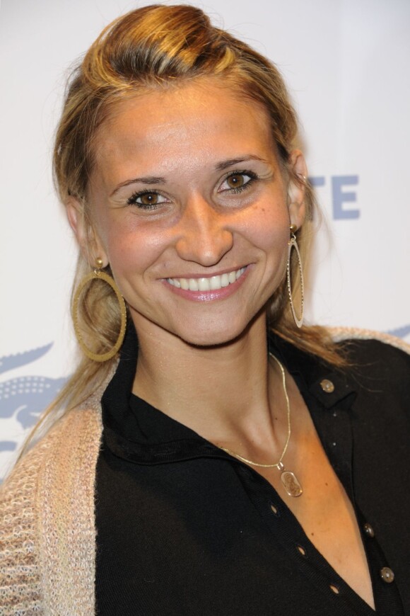 Tatiana Golovin lors de la soirée d'ouverture du flagship Lacoste sur les Champs-Elysées à Paris le 28 avril 2011