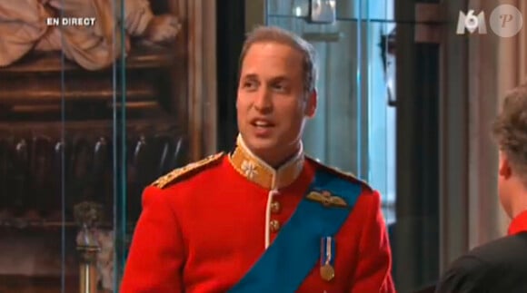 Le prince William à l'Abbaye de Westminster pour son mariage, le 29 avril 2011