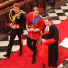 Le Prince William et son frère et témoin le Prince Harry arrivent à Westminster Abbey, le 29 avril 2011