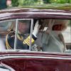 Le Prince Charles et Camilla Parker Bowles lors de leur arrivée à l'Abbaye de Westminster à l'occasion du mariage de Kate Middleton et du Prince William, le 29 avril 2011