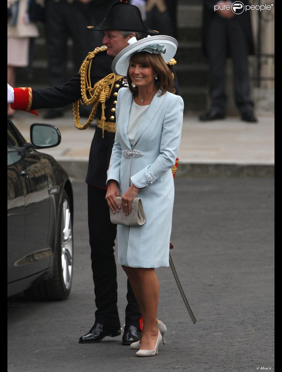 Carole Middleton Lors De Son Arrivee A L Abbaye De Westminster A L