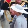 Le Prince Albert et Charlene Wittstock arrivent à l'abbaye de Westminster pour le mariage de Kate Middleton et le Prince William le 29 avril 2011