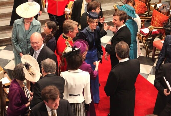 Les 1 900 convives invités à assister au mariage du prince William et de Catherine Middleton le 29 avril 2011 ont pris place à Westminster dans les premières heures de la matinée.