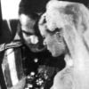 Le corsage de Grace Kelly ressemble beaucoup à celui de Kate Middleton. Monaco, 18 avril 1956