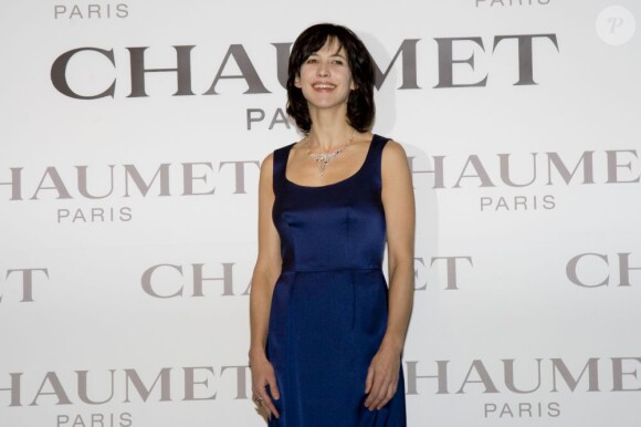 Sophie Marceau, radieuse lors des événements Chaumet. Février 2011, en Corée