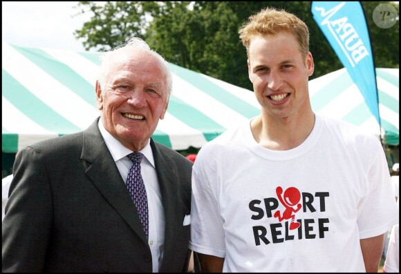 Henry Cooper et le Prince William d'Angleterre en 2006