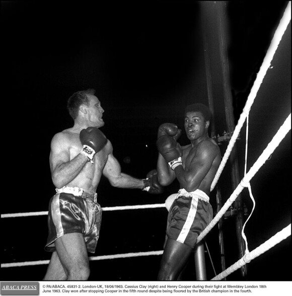 Henry Cooper combat Mohamed Ali le 18 novembre 1963 à Wembley