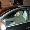 David Beckham au volant de sa voiture en janvier 2010 à Milan