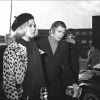Brigitte Bardot et Gunter Sachs à l'aéroport d'Heathrow (Londres), le 7 octobre 1969