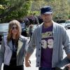 Fergie et son mari Josh Duhamel arrivent à la fête de Pâques organisée par Kate Hudson à Los Angeles le 24 avril 2011