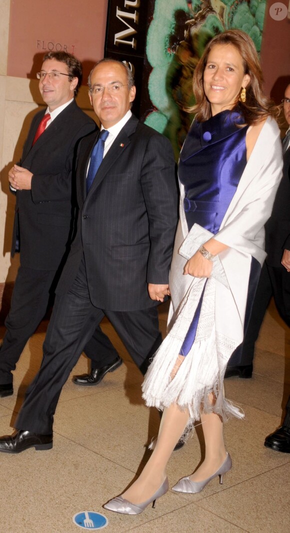 Felipe Calderon, le président mexicain, a également participé le 10 mai à New York à la soirée Champions of the Earth Awards.